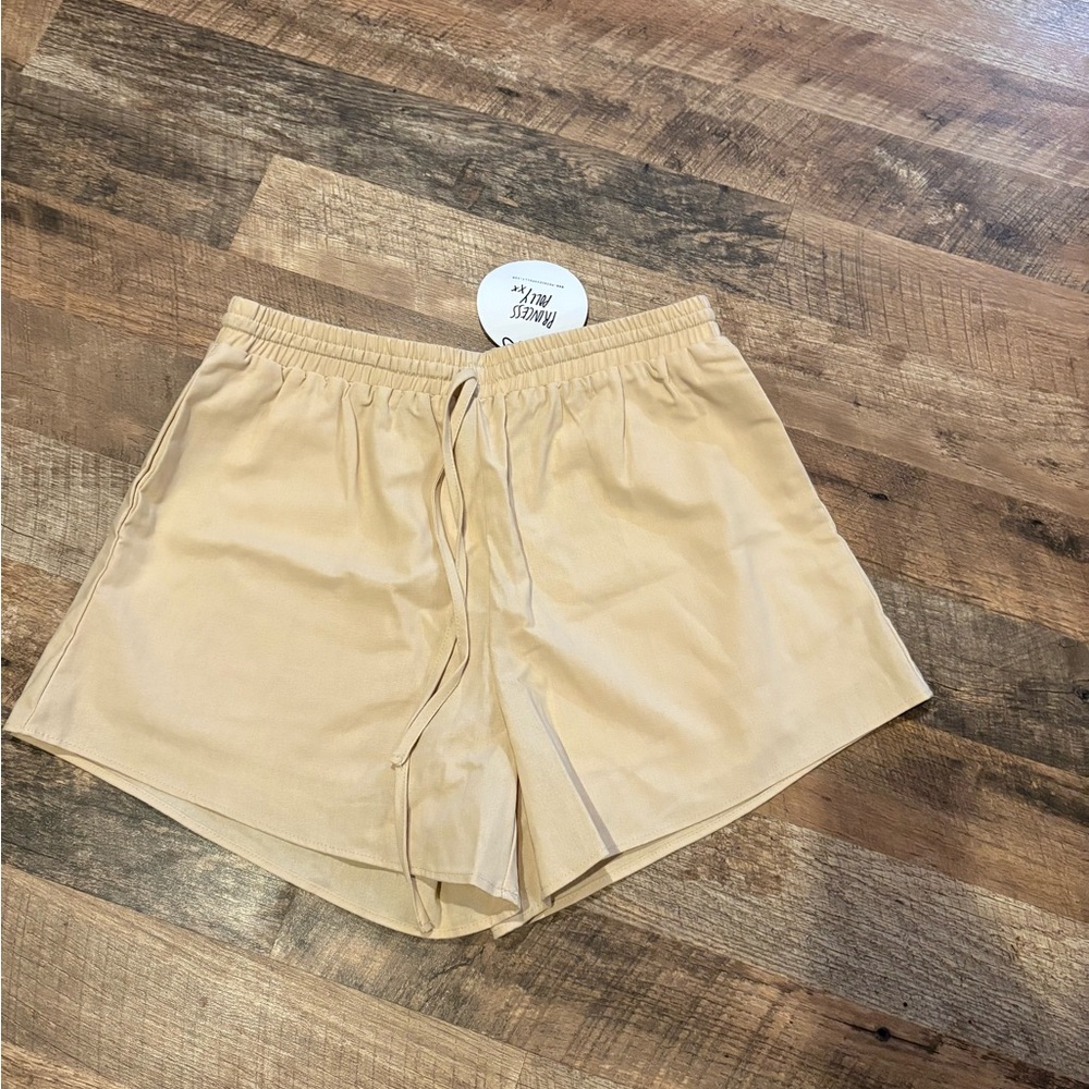 NWT Princess Polly Beige Elastic Waist Pants